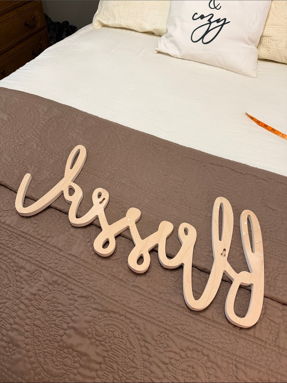 Blessed Script Wall Sign - Picture 9 of 9